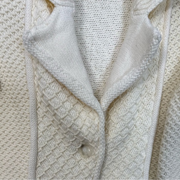 Anthropologie Maeve Cable Knit Chunky Cardigan Sweater Blazer Size Small - Picture 13 of 15